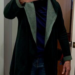 Margaret O’Leary Green Open Cardigan